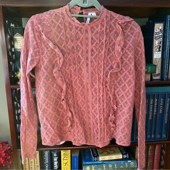 EverNew coquette Pink Lace Long Sleeve with Tank Top. Melbourne - Picture 3 of 16